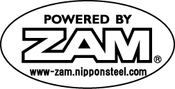 ZAM キャンペーンロゴ 楕円形 モノクロタイプ