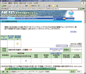 Registration of NETIS (New Technology Information System)