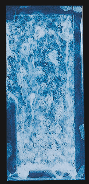 Galvanized steel／Lapse of time: 500h 