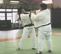 練習中の高橋慶一選手