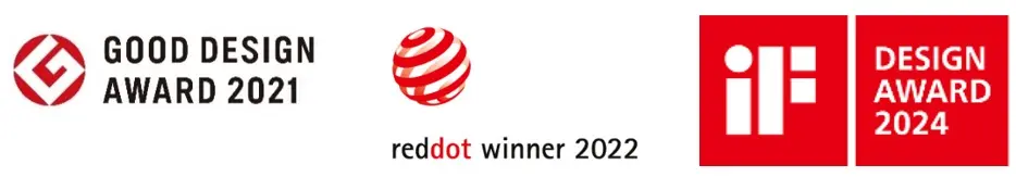 GOOD DESIGN AWARD 2021 reddot winner 2022 DESIGN AWARD 2024