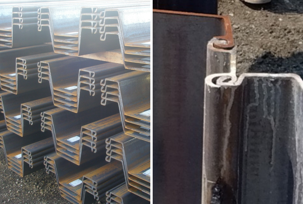 ハット鋼矢板(NS-SP-Jパイル)