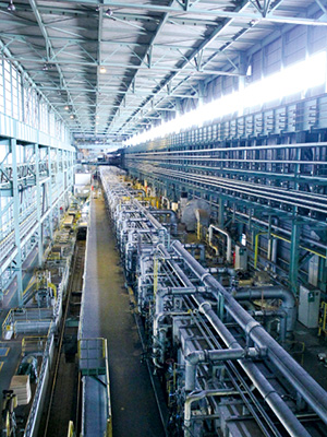 HCGL 焼鈍炉 (横型ラジアントチューブ炉）