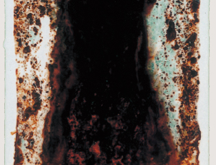 Lapse of time: 4,000h Zn-5% Al alloy coated steel Thickness: 2.3 mm 90/90 g/m2 Appearances of arc weld zones after salt spray test