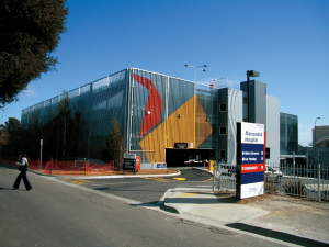 Self-propelled multistory parking garage(distant view)