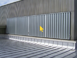 Sound barrier louver