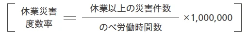 休業災害度数率の計算式